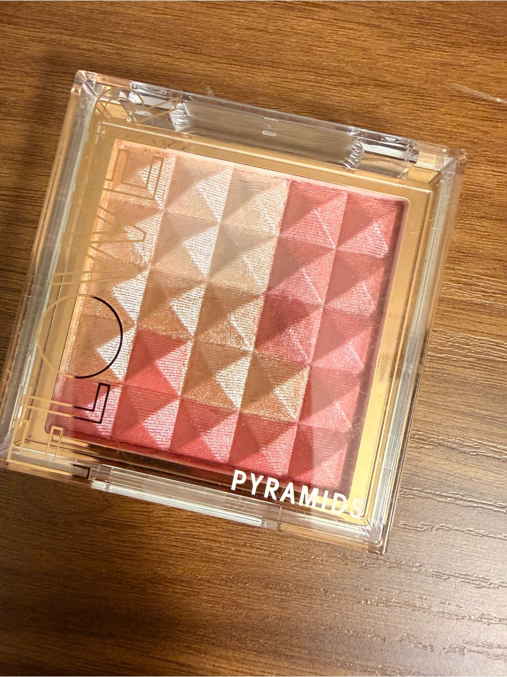 Flower Beauty Pyramid Multi-Tone Shimmer Blush - Pink & Peach